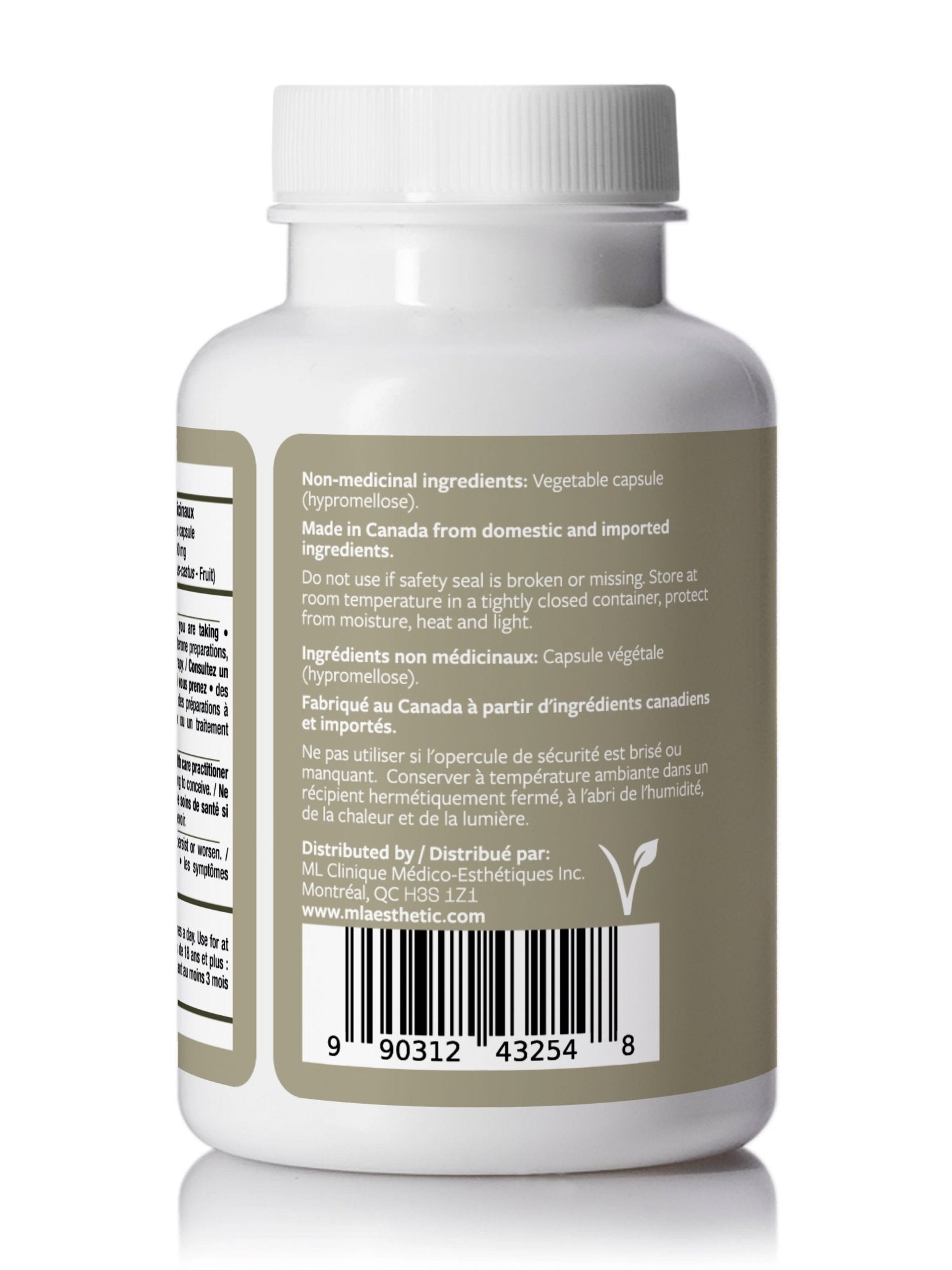 ML Chaste Berry Vitex - Clearer Skin & Natural Hormonal Balance Supplement for Women - ML Aesthetic Clinic