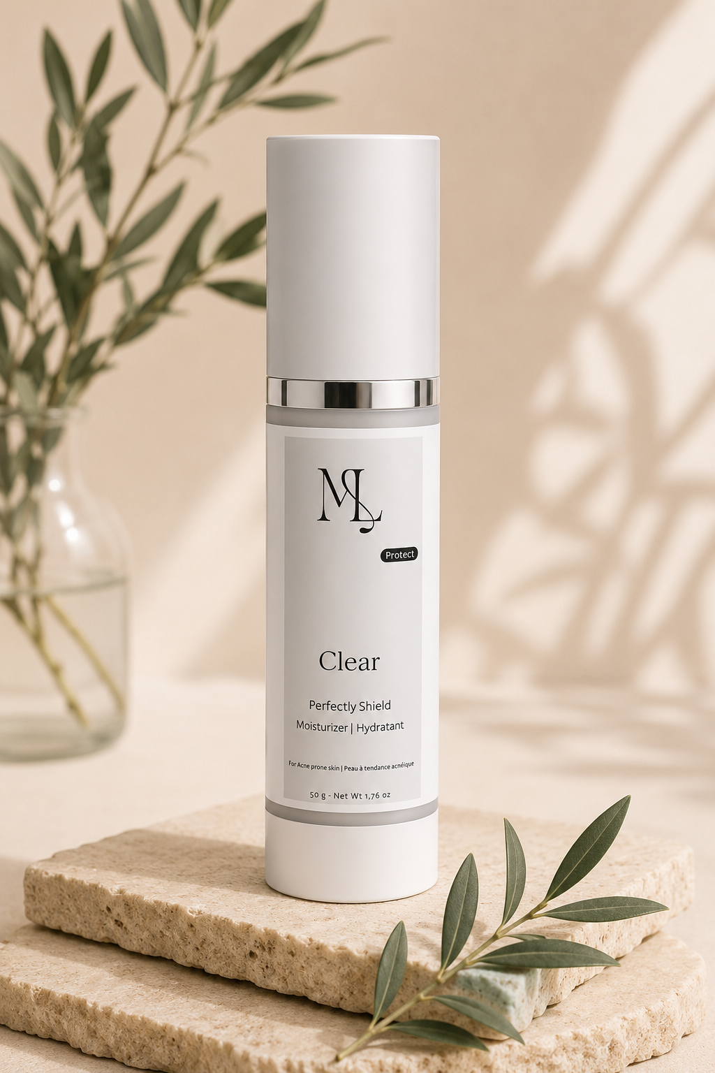 Crema hidratante ML Clear Perfectly Shield - Productos para el cuidado de la piel ML