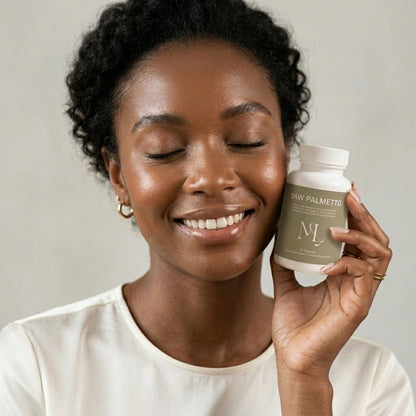 ML Saw Palmetto - Hormonal Acne &amp; Hair Support | DHT Blocker Supplement for Women &amp; Men - ML Aesthetic Clinic